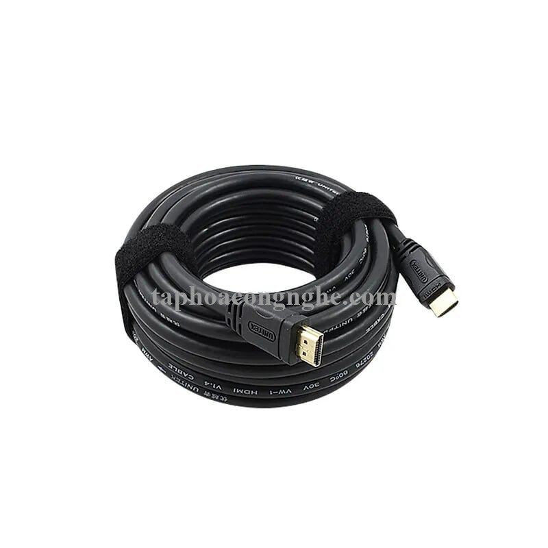 Unitek 98460 Y-C144M 20M 4k Màu Đen Cáp Hdmi chuẩn 1.4 dây tròn chống nhiễu 30098460